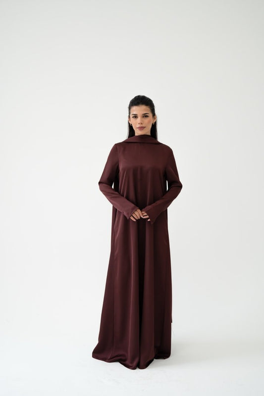 Serein Dress - Burgundy