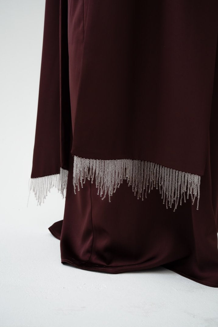 Serein Dress - Burgundy